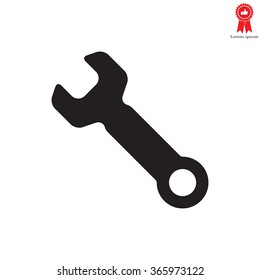 wrench icon , vector illustration