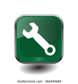 wrench icon , vector illustration