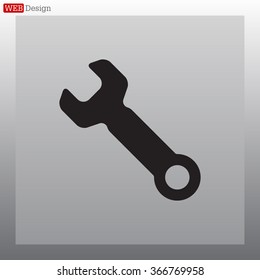 wrench icon , vector illustration