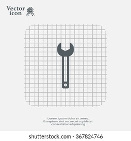 wrench icon , vector illustration
