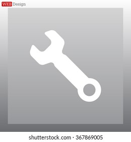 wrench icon , vector illustration