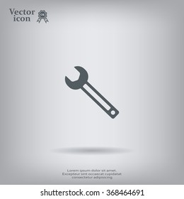 wrench icon , vector illustration
