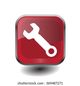 wrench icon , vector illustration