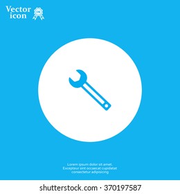 wrench icon , vector illustration