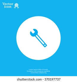 wrench icon , vector illustration