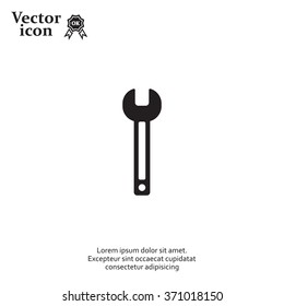 wrench icon , vector illustration