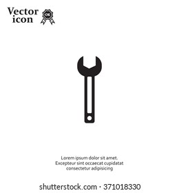 wrench icon , vector illustration