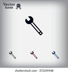 wrench icon , vector illustration