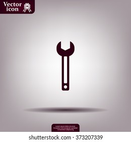 wrench icon , vector illustration