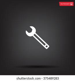 wrench icon , vector illustration