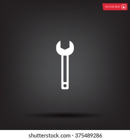 wrench icon , vector illustration