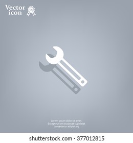 wrench icon , vector illustration