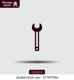 wrench icon , vector illustration
