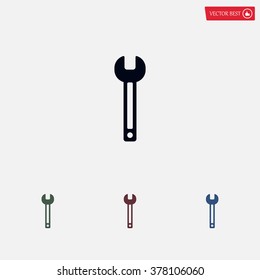 wrench icon , vector illustration