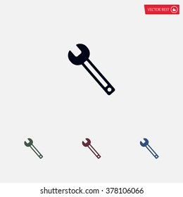 wrench icon , vector illustration