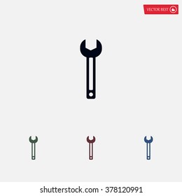 wrench icon , vector illustration