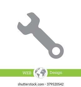 wrench icon , vector illustration