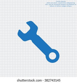 wrench icon , vector illustration