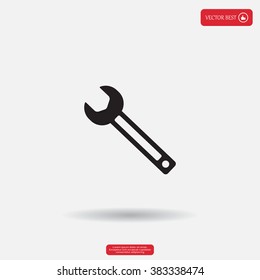 wrench icon , vector illustration