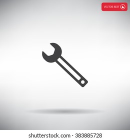 wrench icon , vector illustration