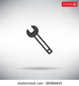 wrench icon , vector illustration