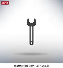wrench icon , vector illustration