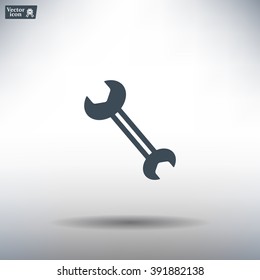 wrench icon , vector illustration