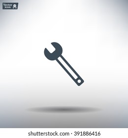 wrench icon , vector illustration