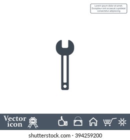 wrench icon , vector illustration