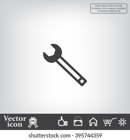 wrench icon , vector illustration