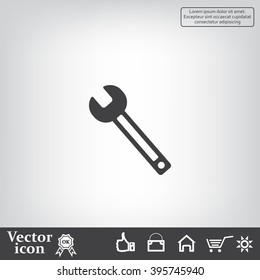 wrench icon , vector illustration
