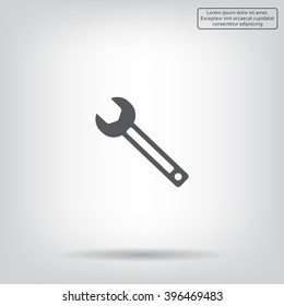 wrench icon , vector illustration