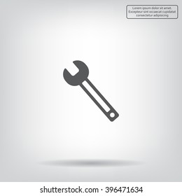 wrench icon , vector illustration