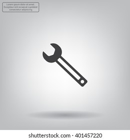 wrench icon , vector illustration