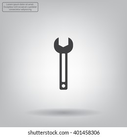 wrench icon , vector illustration
