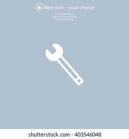 wrench icon , vector illustration