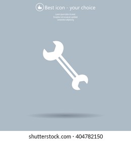 wrench icon , vector illustration