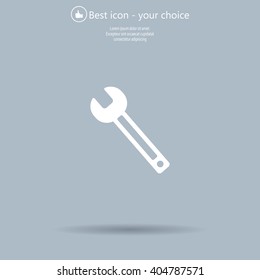 wrench icon , vector illustration