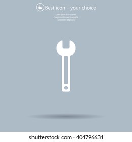 wrench icon , vector illustration