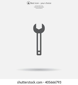 wrench icon , vector illustration