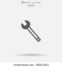 wrench icon , vector illustration