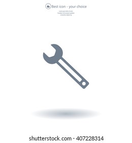 wrench icon , vector illustration