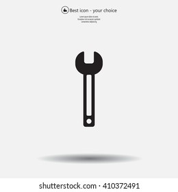 wrench icon , vector illustration