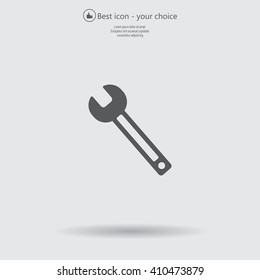 wrench icon , vector illustration