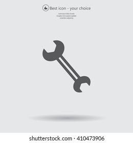 wrench icon , vector illustration