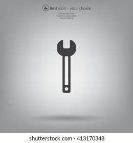 wrench icon , vector illustration
