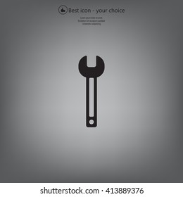 wrench icon , vector illustration