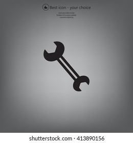 wrench icon , vector illustration