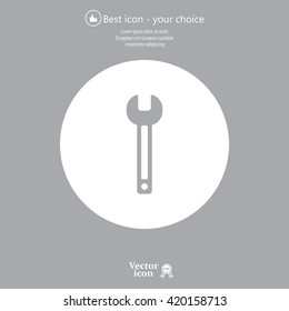 wrench icon , vector illustration