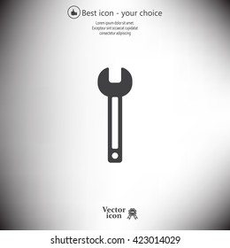 wrench icon , vector illustration